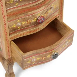 Ailey Handcrafted Boho Mango Wood 3 Drawer Nightstand Natural - Christopher Knight Home -Cheap Home Shop GUEST 007c4793 83ee 494e b631 fa0f2186af6c