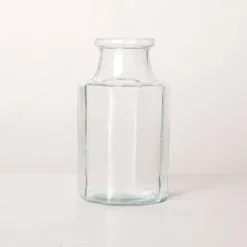 Octagonal Clear Glass Bottle Vase - Hearth & Hand™ With Magnolia -Cheap Home Shop GUEST 062dfac6 21fe 469b ba13 04b139b463be
