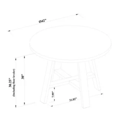42" Linden Round Wood Dining Table - Threshold™ Designed With Studio McGee -Cheap Home Shop GUEST 0c000735 3d37 445d 864f 66166a58d562