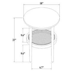 Wood & Cane Round Accent Side Table - Hearth & Hand™ With Magnolia -Cheap Home Shop GUEST 0eb2755c d2db 4090 861c f37402a4c9dc