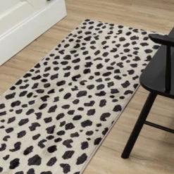 Daffodil Leopard Print Woven Rug - Threshold™ -Cheap Home Shop GUEST 0efea80e 333d 4d53 ba99 3047838bb320