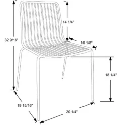 Set Of 2 Sodra Rounded Seat Wire Dining Chair Black - Threshold™ -Cheap Home Shop GUEST 0f828125 acf9 421a 891b 2b59dd6df491