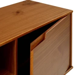 Solid Wood Mid-Century Modern TV Stand For TVs Up To 80" - Saracina Home -Cheap Home Shop GUEST 1230d599 1ffc 49f5 88b2 9c14434896a7