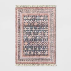 Alexandra Floral Printed Border Persian Rug Blush - Opalhouse™ -Cheap Home Shop GUEST 13831d26 e9c0 4d66 95de 449574be25e7