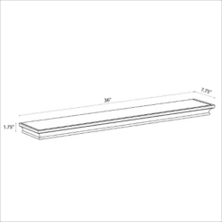 Traditional Wall Shelf White - Threshold™ -Cheap Home Shop GUEST 1800e01f f3e4 4fad 9a88 96999268b9a0