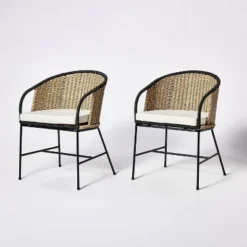 2pc Westcliff Seagrass Dining Chairs - Threshold™ Designed With Studio McGee -Cheap Home Shop GUEST 1a2c5a36 ead8 4159 ba47 2d514011b1c4