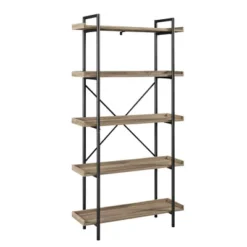 68" 5 Tray Shelf Urban Pipe X Back Bookshelf - Saracina Home -Cheap Home Shop GUEST 1ba76728 7bd1 44dc b91f 1adf495caa27