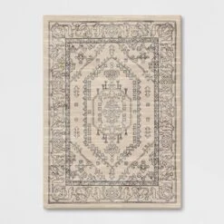 Plush Persian Style Area Rug Cream - Threshold™ -Cheap Home Shop GUEST 21495567 798b 4c7e 88b2 01a16bec916d