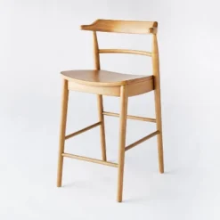 Kaysville Curved Back Wood Counter Height Barstool - Threshold™ Designed With Studio McGee -Cheap Home Shop GUEST 2155e535 1936 45f3 b994 efad299aa5d4