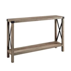 Sophie Rustic Industrial X Frame Entry Table - Saracina Home -Cheap Home Shop GUEST 2292a929 879a 40c9 b1e6 a320c41470f7