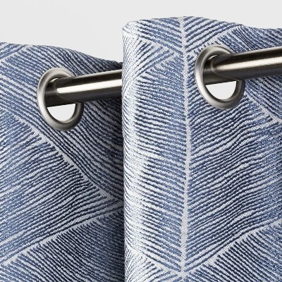 1pc Blackout Modern Stroke Window Curtain Panel - Project 62™ 1 1pc Blackout Modern Stroke Window Curtain Panel - Project 62™