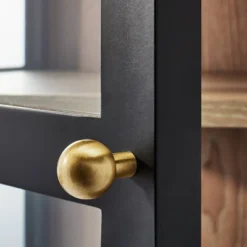 60" Crystal Cove Glass Cabinet Black - Threshold™ Designed With Studio McGee -Cheap Home Shop GUEST 26fa73ea e496 41cb a096 0f669cdcbb99