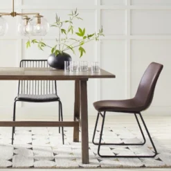 Bowden Faux Leather Dining Chairs - Threshold™ -Cheap Home Shop GUEST 282deedc 06c1 4d46 b2fb 2fd8f54c5245