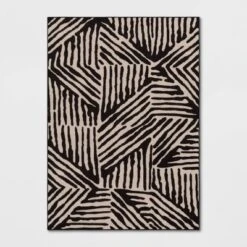 Abstract Lines Rug Black/Tan - Threshold™ -Cheap Home Shop GUEST 2b3b14d6 1781 4d26 a5bb 3e2956f51323