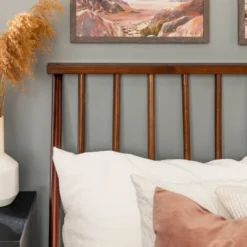 Boho Solid Wood Spindle Platform Bed - Saracina Home -Cheap Home Shop GUEST 2e030a6f 4f27 4e38 93bf c028f836cd37