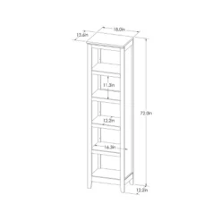 72" Carson Narrow Bookcase - Threshold -Cheap Home Shop GUEST 2f5b1add e3dc 46cd a227 07b43a380bc4