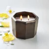 Octagonal Ceramic Salted Honey Fall Jar Candle Metallic Bronze - Hearth & Hand™ With Magnolia
