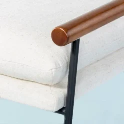 Cushioned Metal & Wood Bench - Cream/Black - Hearth & Hand™ With Magnolia -Cheap Home Shop GUEST 31d32cd8 6e8f 42a8 ba93 0f4864c8073d