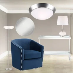 Possini Euro Design Meridian Light Blaster Modern Torchiere Floor Lamp 72" Tall Brushed Nickel LED Frosted Glass Shade For Living Room Bedroom Office -Cheap Home Shop GUEST 372d3ad7 3758 4881 aa78 02d2c36a0cf0