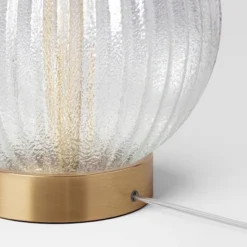 Small Ribbed Glass Lamp Base Clear - Threshold™ -Cheap Home Shop GUEST 3afd392d 594c 4005 9b08 cc2e50aa3c8c