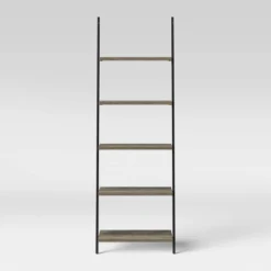 72" Loring 5 Shelf Leaning Bookshelf - Threshold™ -Cheap Home Shop GUEST 3b2af214 2cb4 4112 aa0d 454af67e18fa