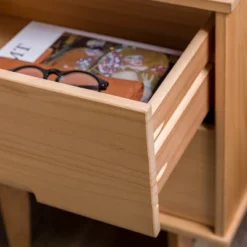 Mid-Century Modern Wood Nightstand - Saracina Home -Cheap Home Shop GUEST 3ea28490 7685 4c60 a1be 889c69b2af02