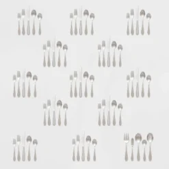 65pc Luxor 18/10 Stainless Steel Flatware Set - Threshold Signature™ -Cheap Home Shop GUEST 41d60587 a808 4e95 9574 f4d6fbdbb38c