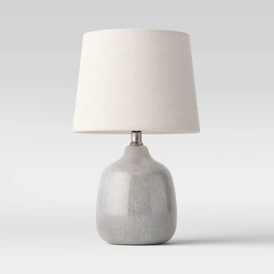 Assembled Ceramic Table Lamp Gray - Threshold™ 5 Assembled Ceramic Table Lamp Gray - Threshold™ - Image 5