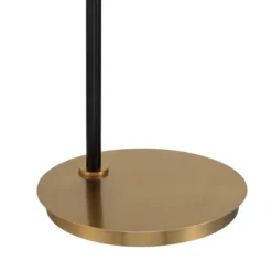 Possini Euro Design Sausalito Mid Century Modern Downbridge Floor Lamp 67" Tall Warm Gold Black Metal Linen Cylinder Shade For Living Room Reading -Cheap Home Shop GUEST 4436b0bc bc72 4a0e 9d5f cb43d840c5dc