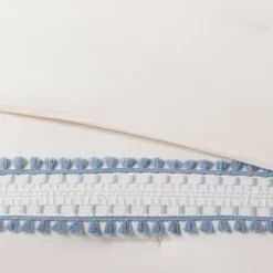 12pc Embroidered Fringe Stripe With Tassels Comforter & Sheet Bedding Set - Threshold™ 11 12pc Embroidered Fringe Stripe With Tassels Comforter & Sheet Bedding Set - Threshold™ -Cheap Home Shop GUEST 443f5997 1107 4e72 b1b1 7852d0cd6908