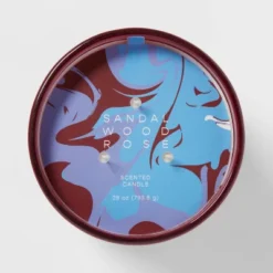 28oz Glass Sandalwood Rose Candle Burgundy - Opalhouse™ -Cheap Home Shop GUEST 44dfd8e3 508e 4243 a6bb 4bb1c2bed4a3