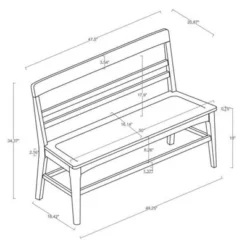 Wood Ladder Back Bench - Hearth & Hand™ With Magnolia -Cheap Home Shop GUEST 46efa1ae da8d 491f b419 88f9c667e10a