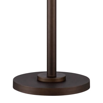 Possini Euro Design Meridian Light Blaster Modern Torchiere Floor Lamp 72" Tall Oil Rubbed Bronze LED Frosted Glass Shade For Living Room Bedroom Home 3 Possini Euro Design Meridian Light Blaster Modern Torchiere Floor Lamp 72" Tall Oil Rubbed Bronze LED Frosted Glass Shade For Living Room Bedroom Home - Image 3