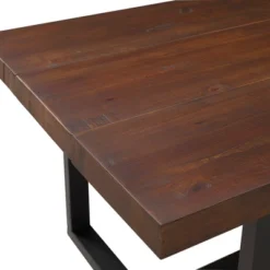 72" Modern Farmhouse Solid Wood Distressed Plank Top Dining Table - Saracina Home -Cheap Home Shop GUEST 4c7771cf 0134 4e60 af5f adf6bf8766c0