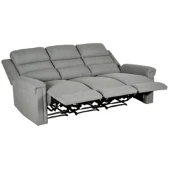 HOMCOM Recliner Sofa Couch With Easy Pull Handles And Adjustable Footrest, 3 Seater Sofa Modern Couch, Gray 7 HOMCOM Recliner Sofa Couch With Easy Pull Handles And Adjustable Footrest, 3 Seater Sofa Modern Couch, Gray -Cheap Home Shop GUEST 4e524981 c02c 4ca4 b112 cfc002a69fca
