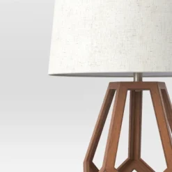 Large Wood Geo Assembled Table Lamp - Threshold™ -Cheap Home Shop GUEST 4e826a9e 70e6 444a b5c1 561396ae69fb