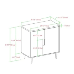 Modern Accent Cabinet With Color Pop Interior - Saracina Home -Cheap Home Shop GUEST 5086d616 ad3e 40ba bca2 a4861a7e7a12
