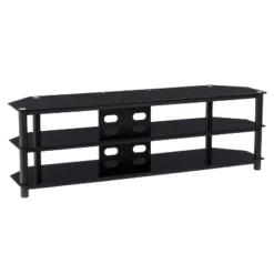 Travers Open Shelves TV Stand For TVs Up To 82" Black - CorLiving 13 Travers Open Shelves TV Stand For TVs Up To 82" Black - CorLiving -Cheap Home Shop GUEST 54f85528 267a 418b bedf 533a44ec7149