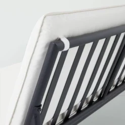 Cushioned Metal Outdoor Loveseat - Cream/Black - Hearth & Hand™ With Magnolia -Cheap Home Shop GUEST 559437a5 9b7e 430d 87fa d6f614a9cf57