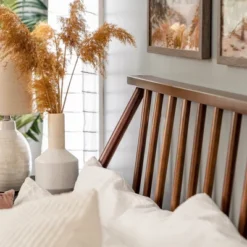 Boho Solid Wood Spindle Platform Bed - Saracina Home -Cheap Home Shop GUEST 56d06391 618a 4987 81f4 c67d43671300