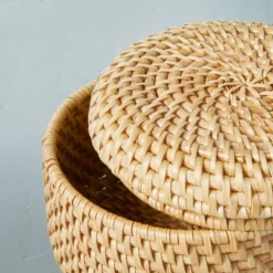 Woven Basket With Lid Natural - Hearth & Hand™ With Magnolia -Cheap Home Shop GUEST 5771aee5 3de9 4b2d 8eea 1b818536233b