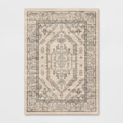 Plush Persian Style Area Rug Cream - Threshold™ -Cheap Home Shop GUEST 57a5eb0f 24f2 4b22 b0b9 01d9a58810c6
