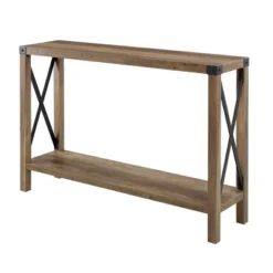 Sophie Rustic Industrial X Frame Entry Table - Saracina Home -Cheap Home Shop GUEST 6004cebb 134c 4f3e a552 7a10428fe1f3