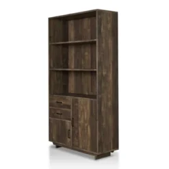 69.8" Tappan Bookcase With Cabinet Reclaimed Oak - HOMES: Inside + Out -Cheap Home Shop GUEST 6126529a 5085 49be aa77 9ed263a2e1ad