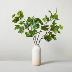 Faux Fig Leaf Branch Arrangement - Hearth & Hand™ With Magnolia 9 Faux Fig Leaf Branch Arrangement - Hearth & Hand™ With Magnolia -Cheap Home Shop GUEST 633e0ef2 049e 41e0 8303 a165f348380d