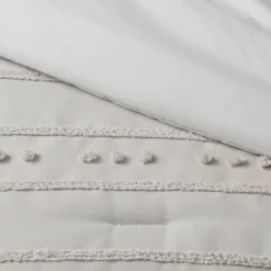 4pc Clipped Stripe Poms Comforter Bedding Set - Threshold™ -Cheap Home Shop GUEST 6474436f 0746 4a2d 8720 5e4921bc6129