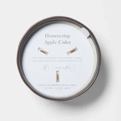 16oz Blackened Bowl Ceramic With Multi Woodwick And Dustcover Honeycrisp Apple Cider Candle Black - Threshold™ -Cheap Home Shop GUEST 662f18f4 1b1d 4e09 b36e c380ba647f31