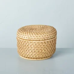 Woven Basket With Lid Natural - Hearth & Hand™ With Magnolia -Cheap Home Shop GUEST 66a4f642 06e1 4c92 934e 2dcb97d900b7