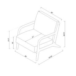 Esters Wood Armchair - Threshold™ -Cheap Home Shop GUEST 671b808a 0f51 4b1b 8bb1 34be7d271a3c