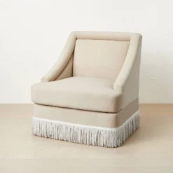 Alberhill Velvet Accent Chair With Fringe - Opalhouse™ Designed With Jungalow™ -Cheap Home Shop GUEST 6a2c8665 b5eb 4e71 9163 3f7b29c4d6c7
